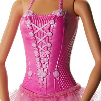 Mattel Papusa Barbie Balerina Blonda Cu Costum Roz