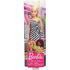 Mattel Papusa Barbie Tinute Stralucitoare Blonda Cu Rochita Alb-negru