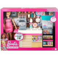 Barbie  Set Cafenea Cu 20 De Accesorii