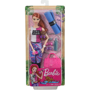 Mattel Barbie Set De Joaca Cu Accesorii Wellness La Sala De Sport