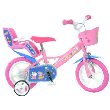 Dino Bikes Bicicleta copii 12'' - Purcelusa Peppa