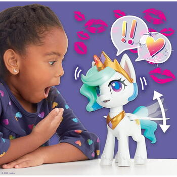 Hasbro Mlp Ponei Celestia Magical Kiss Unicorn