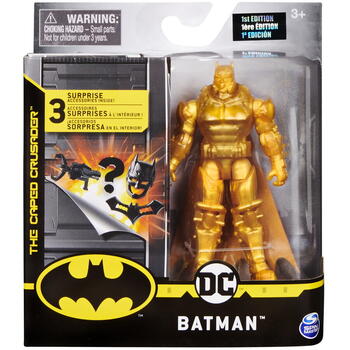 Spin Master Figurina Batman Auriu 10cm Cu Accesorii Surpriza
