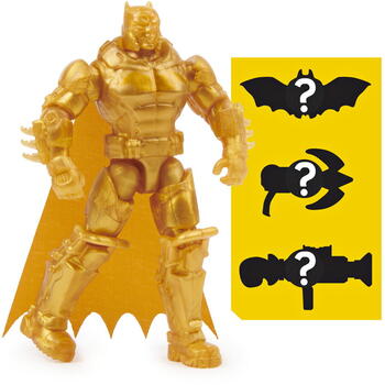 Spin Master Figurina Batman Auriu 10cm Cu Accesorii Surpriza