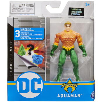 Spin Master Figurina Aquaman 10cm Articulata Cu Accesorii