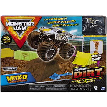 Spin Master Monster Jam Set Camioneta Max-d Cu Nisip Kinetic Si Accesorii Maxfun
