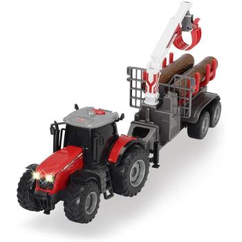 Simba Tractor Cu Remorca Massey Ferguson 8737