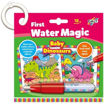 GALT Prima mea carticica Water Magic - Micutii dinozauri