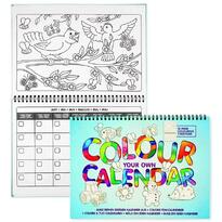 Carte de colorat - Calendarul meu