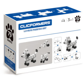 Clicstoys Set de construit Clicformers-Animale prietenoase, 79 piese