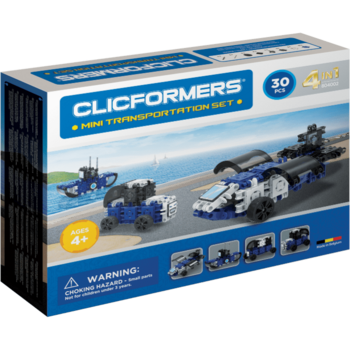 Clicstoys Set de construit Clicformers-Mini Transporter 30 piese