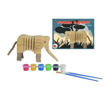 Egmont Toys Set de pictat Egmont, elefant din lemn