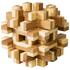 Fridolin Joc logic IQ din lemn bambus Magic blocks puzzle 3d