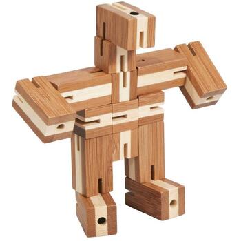 Fridolin Joc logic puzzle 3D din bambus Flexi-cub - 17519