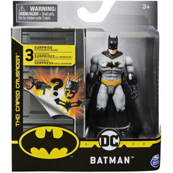 Spin Master Figurina Batman Costumatie Gri 10cm Cu 3 Accesorii