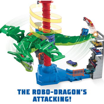 Mattel Hot Wheels Set De Joaca Atacul Dragonului
