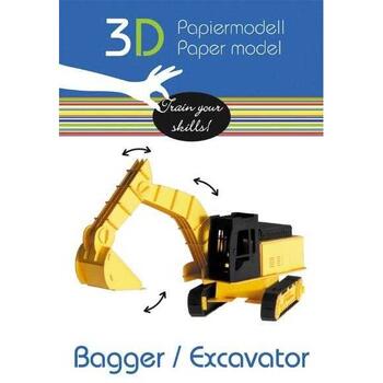 Excavator, macheta 3D Fridolin
