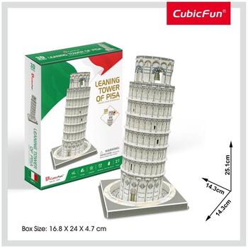 Cubicfun Puzzle 3d Turnul Din Pisa (nivel Mediu 27 Piese)