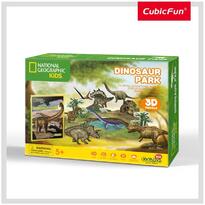 Puzzle 3d+brosura-parcul Dinozaurilor 43 Piese