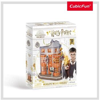 Cubicfun Puzzle 3d Harry Potter - Magazin Weasleys’ 62 Piese