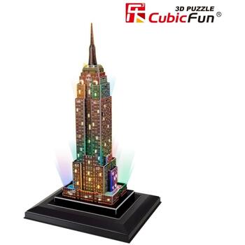 Cubicfun Puzzle 3d Led Empire State Building 38 Piese