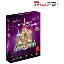 Puzzle 3d Led Catedrala St. Basil 224 Piese