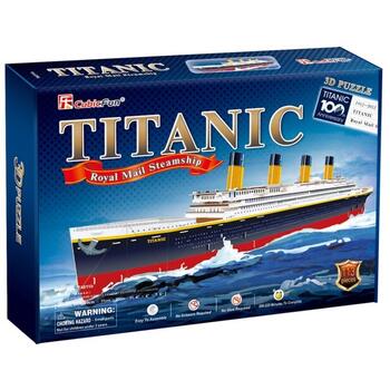 Cubicfun Puzzle 3d Nava Mare Titanic 113 Piese