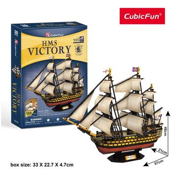 Cubicfun Puzzle 3d Nava Hms Victory 189 Piese