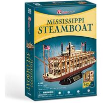 Puzzle 3d Nava Mississippi Steamboat Usa 142 Piese