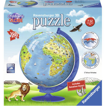 Ravensburger Puzzle 3d Copii - Globul Lumii, 180 Piese