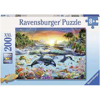 Ravensburger Puzzle Paradisul Delfinilor, 200 Piese