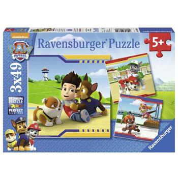 Ravensburger Puzzle Patrula Catelusilor M2, 3x49 Piese