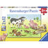 Ravensburger Puzzle Familii Fericite De Animale, 2x12 Piese