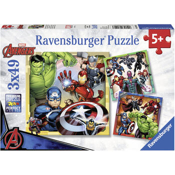 Ravensburger Puzzle Marvel Avengers 3x49 Piese