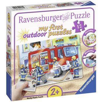Ravensburger Puzzle Plastic Pompieri, 12 Piese