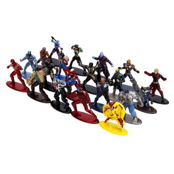 Simba Set 20 De Figurine Metalice Cu Eroii Marvel Si Figurina Iron Man Inclusa