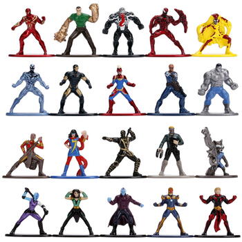 Simba Set 20 De Figurine Metalice Cu Eroii Marvel Si Figurina Iron Man Inclusa