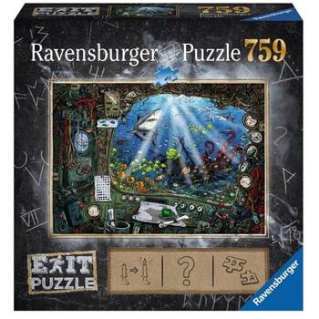 Ravensburger Puzzle Exit 4: In Submarin, 759 Piese