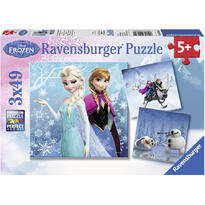 Puzzle Frozen, 3x49 Piese