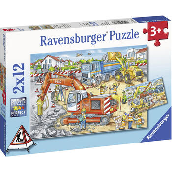 Ravensburger Puzzle Santier In Lucru, 2x12 Piese