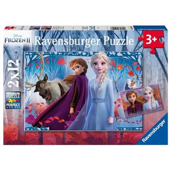 Ravensburger Puzzle Frozen Ii, 2x12 Piese
