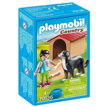 Playmobil Fetita Cu Catel Si Cusca