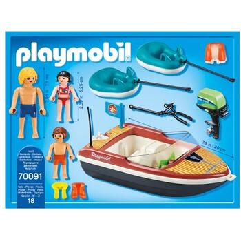 Playmobil Barca Cu Motor Si Colacuri
