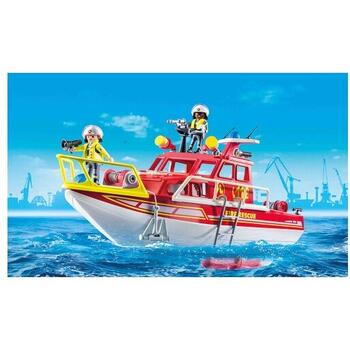 Playmobil Barca De Salvare A Pompierilor