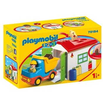 Playmobil 1.2.3 Casuta Cu Forme Si Basculanta