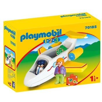 Playmobil 1.2.3 Avion Cu Pasager