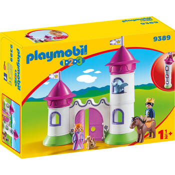 Playmobil 1.2.3 Castel Cu Turnuri