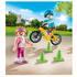 Playmobil Figurina Copii Cu Role Si Bicicleta