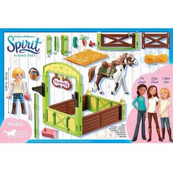 Playmobil Spirit - Spatiu Ingrijire Cai - Abigail & Boomerang