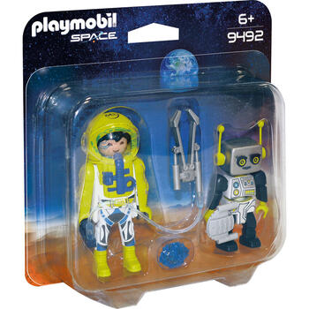 Playmobil Set 2 Figurine - Astronaut Si Robot